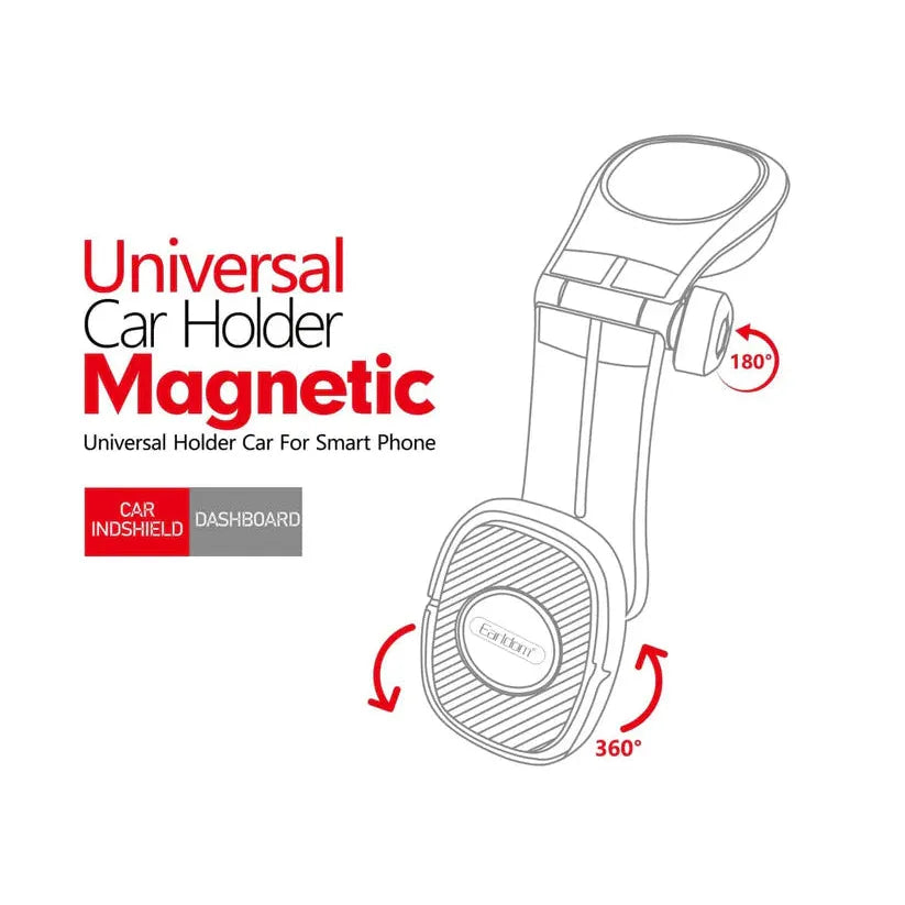 Earldom Universal Magnetic Car Phone Holder – Dashboard & Air Vent Mount