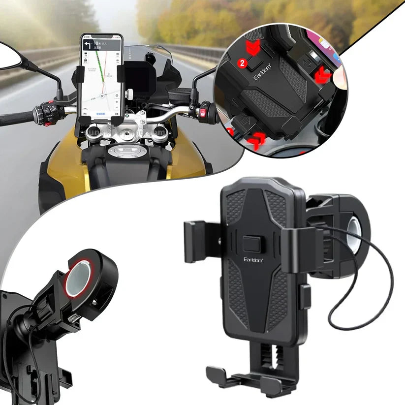 Earldom Universal Phone Holder for Bike & Motorcycle