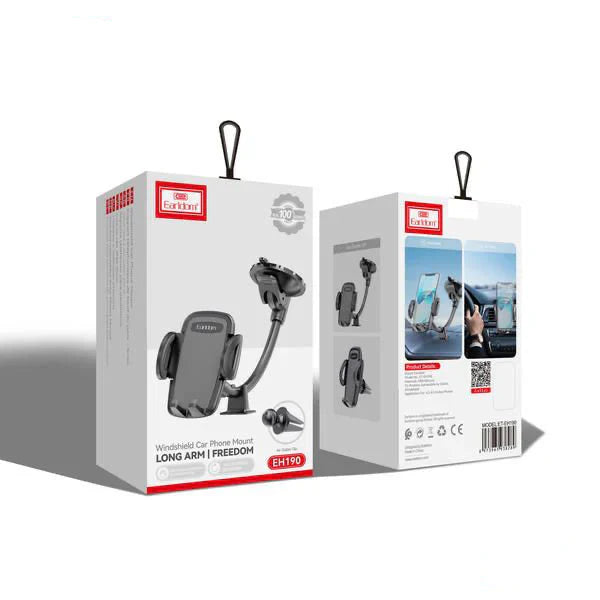 Earldom Windshield Car Phone Mount – Long Arm Freedom Holder