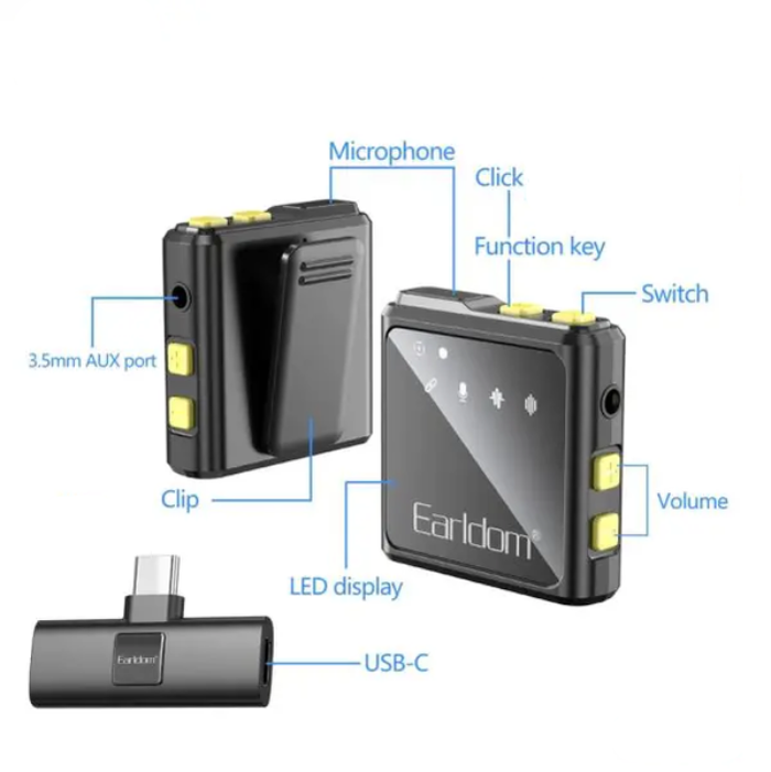 Earldom Wireless Microphone MC10C
