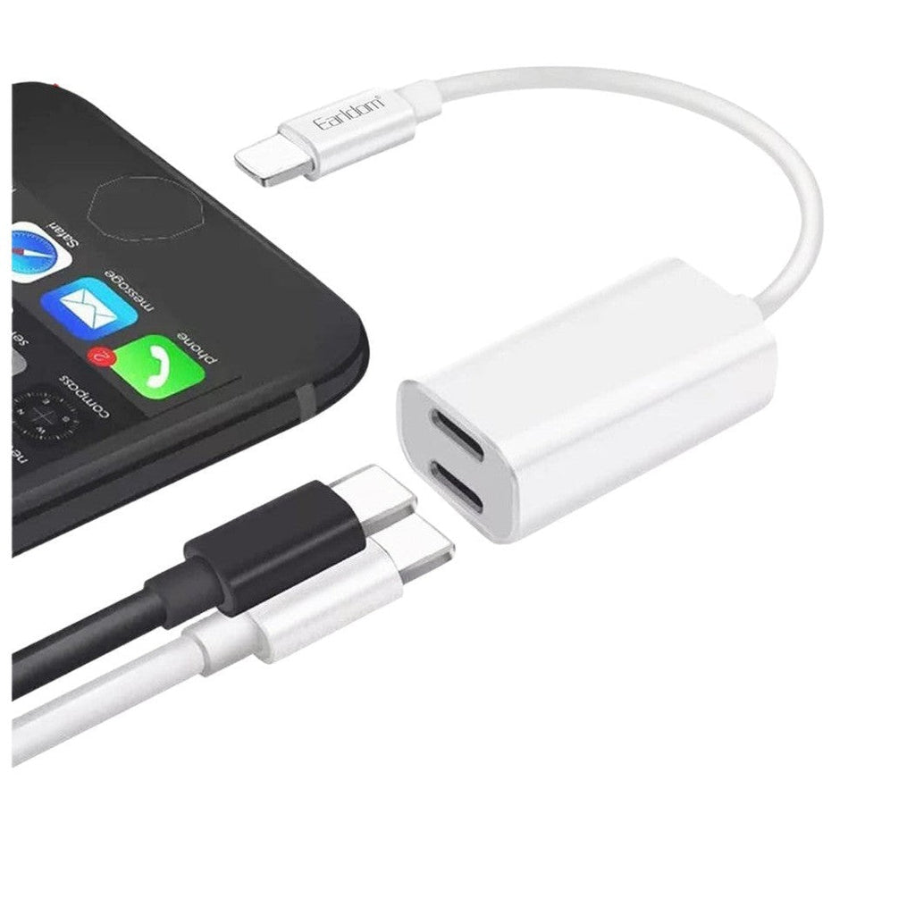 Earldom et-ot54 2 * 1 lightning adapter - white