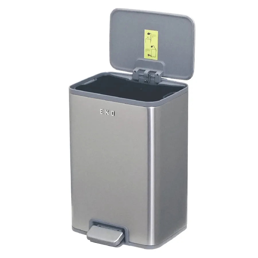 Eko Stainless Dustbin Luxury 15 Liter - EK9161-15L