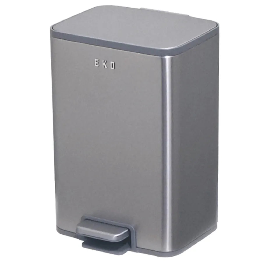 Eko Stainless Dustbin Luxury 15 Liter - EK9161-15L