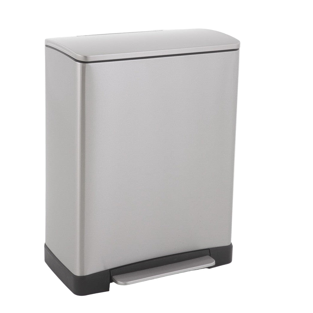Eko Stainless Rectangular Dustbin 20 Liter EK9268MT 20L