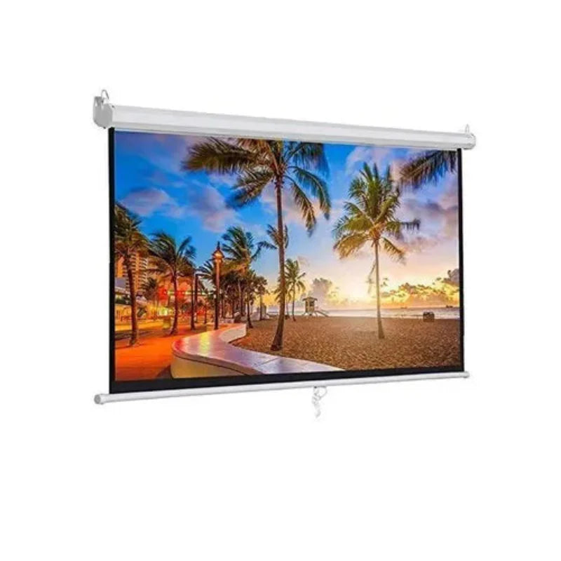 Electric Wall Projector Screen 84-Inch 16:9 HD Portable Display