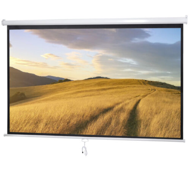 Electric  Projector Screen 72-Inch 16:9 HD Portable Display