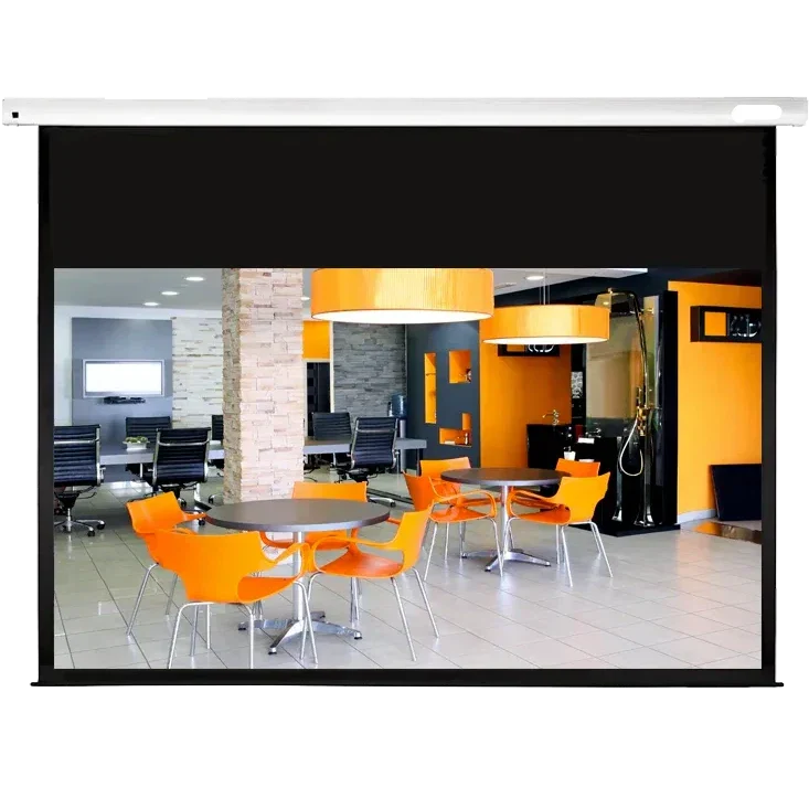 Electric  Projector Screen 72-Inch 16:9 HD Portable Display