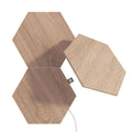 Elements Wood - Hexagon Look Smarter Light Panels Expansion Pack - 3 Panels - Wood