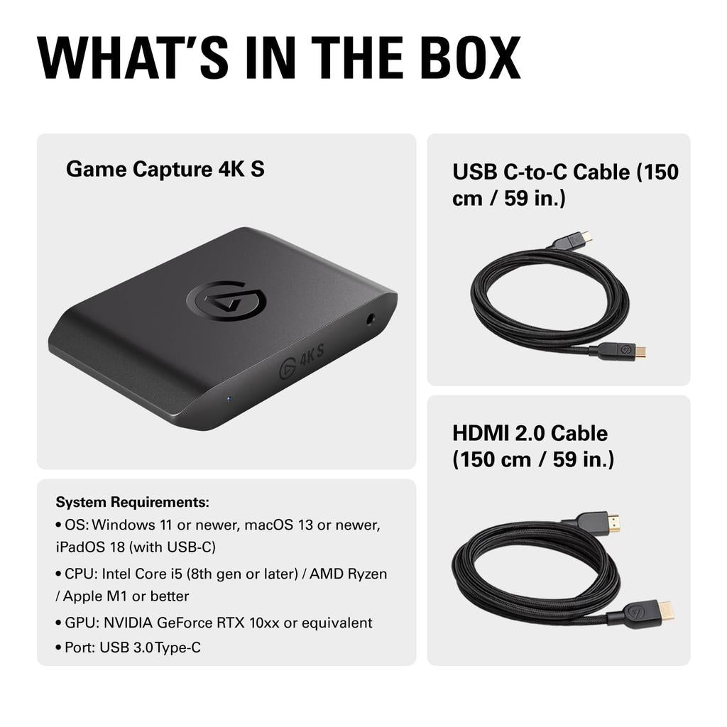 Elgato 4K S Capture Card