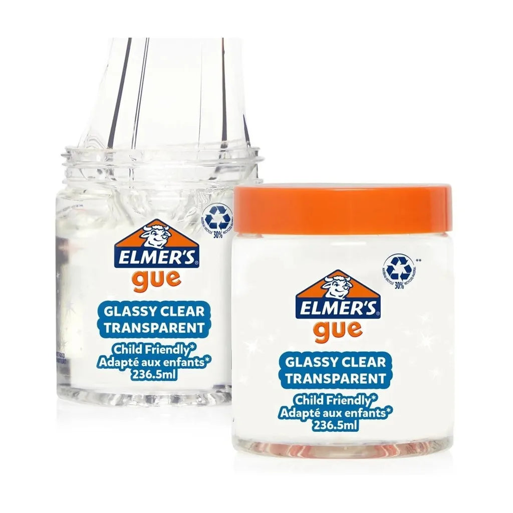 Elmer's GUE Pre-Made Slime Glassy Clear Slime Scented 236.5ml