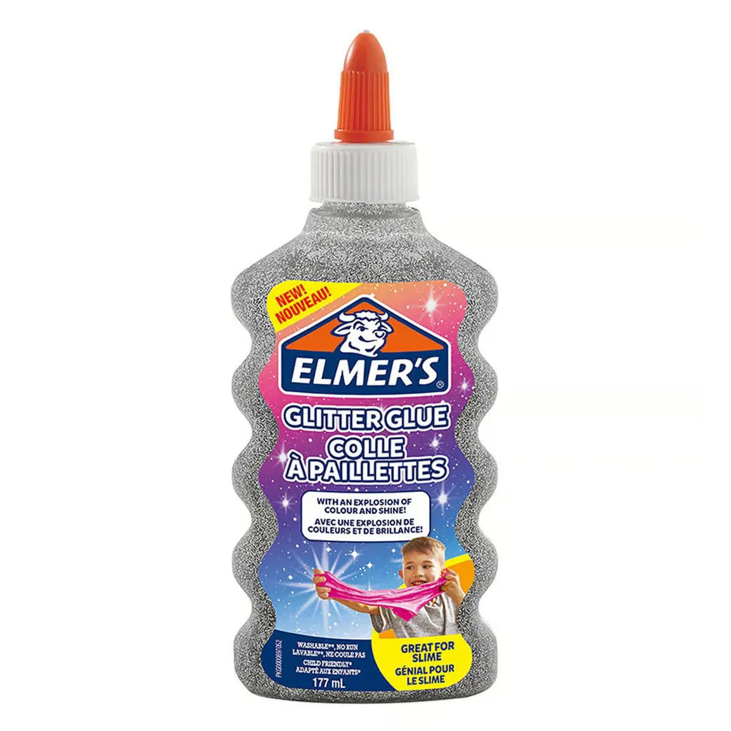 Elmer's Glitter Glue 177ml Silver