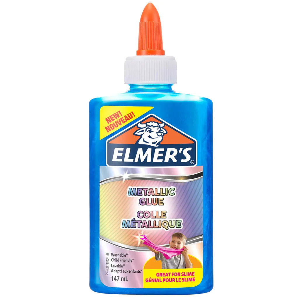 Elmer's Liquid Glue 147ml Metallic Blue