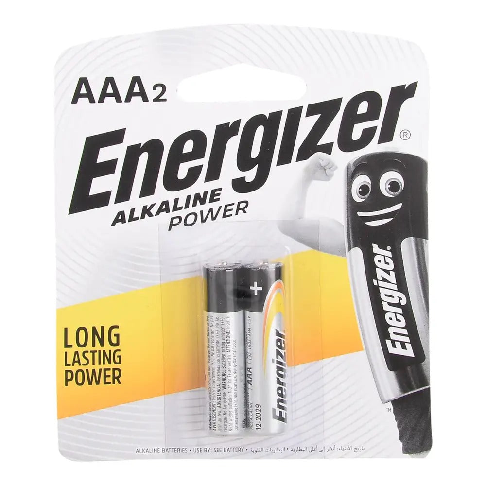 Energizer AAA2 Long Lasting Power Alkaline Battery