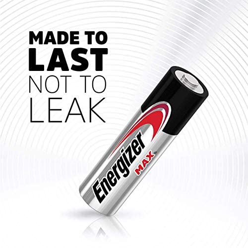 Energizer Max AAA Alkaline Batteries 1.5V - Long-Lasting Power, Leak-Proof Design, 15+5 Bonus Packs
