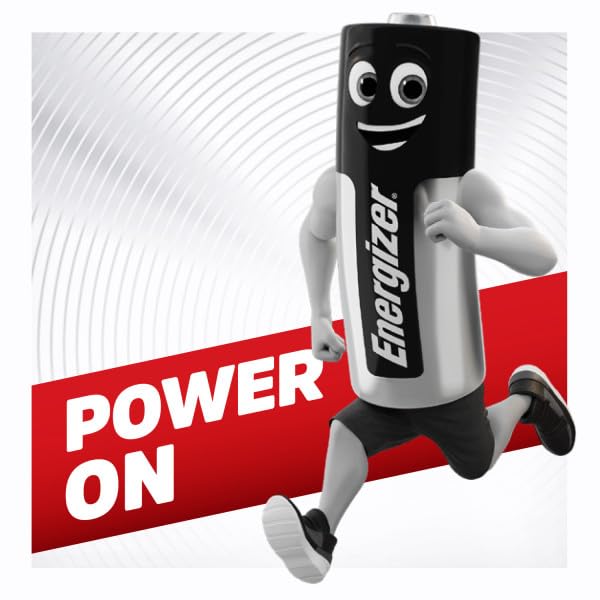 Energizer Max Alkaline E91 AA Batteries - Pack of 4, Long-Lasting Power, Leak-Proof Design, Ideal for Everyday Devices