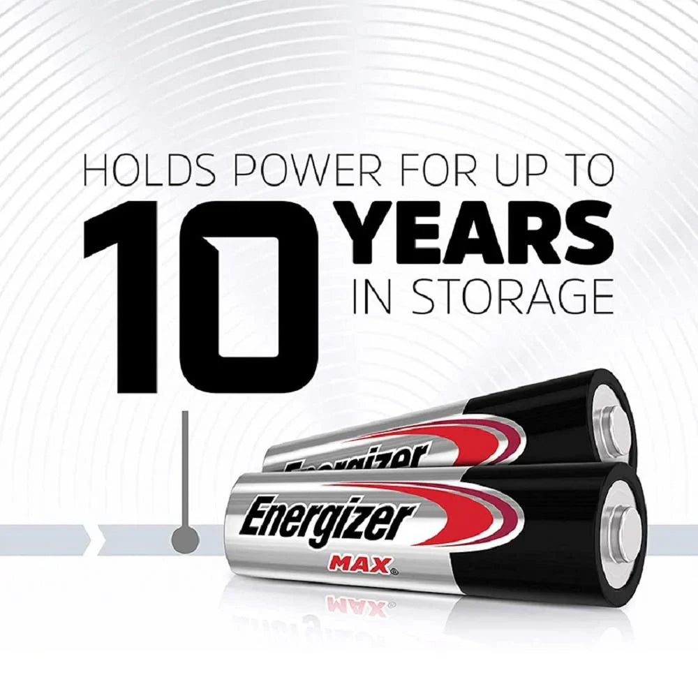 Energizer Max Long Lasting High Performance Batteries| AAA Batteries| Pack of 12