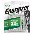 Energizer Recharge Universal AA Batteries 4 Pack