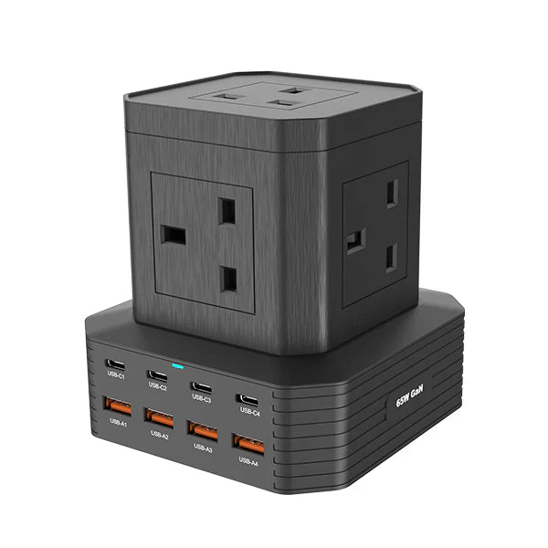 Engage 13 in 1 Ports GaN High Speed 65W Power Socket-WZB7