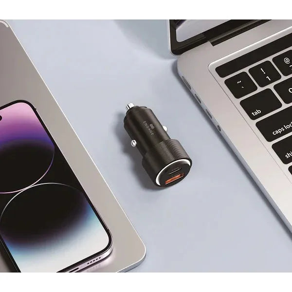 Engage Dual Port Aluminium Alloy Car Charger 95W-1SFM