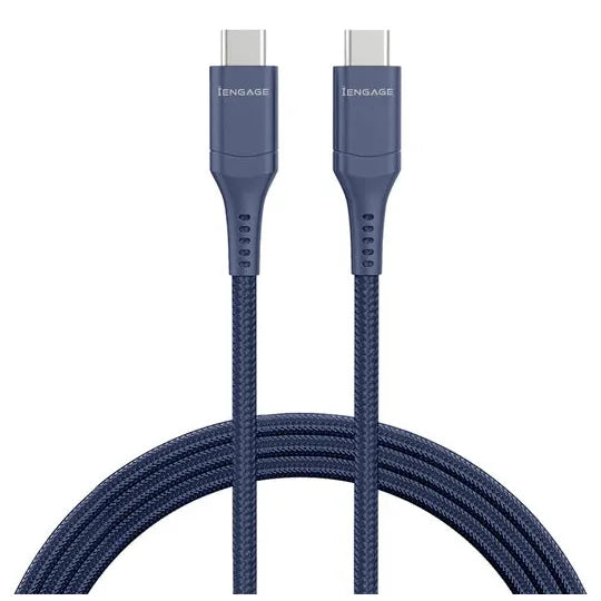 Engage Fast Charging 240W Usb-C To Usb-C Cable (Blue)