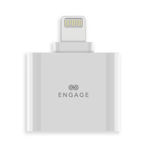 Engage Lightning Splitter to Dual Lightning Ports Charge & Music-X95C