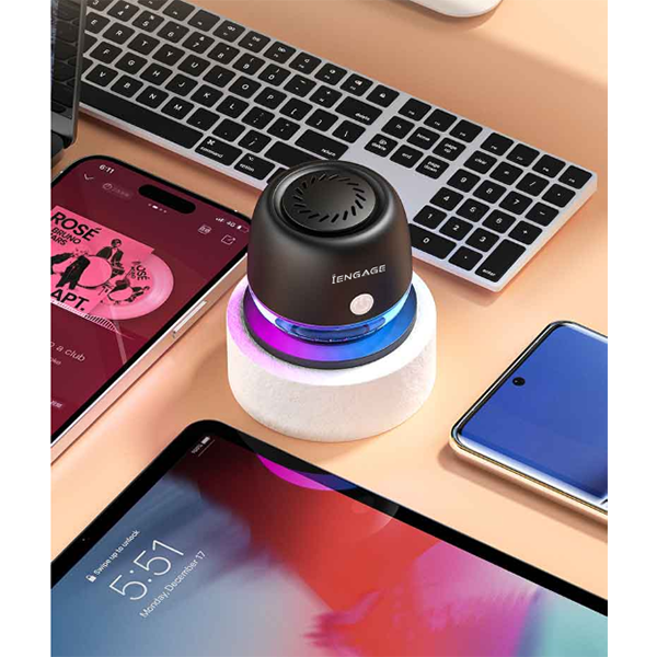 Engage Magnetic Mini Wireless Speaker With Rgb Light