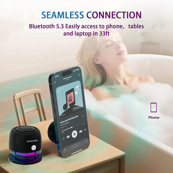Engage Magnetic Mini Wireless Speaker With Rgb Light