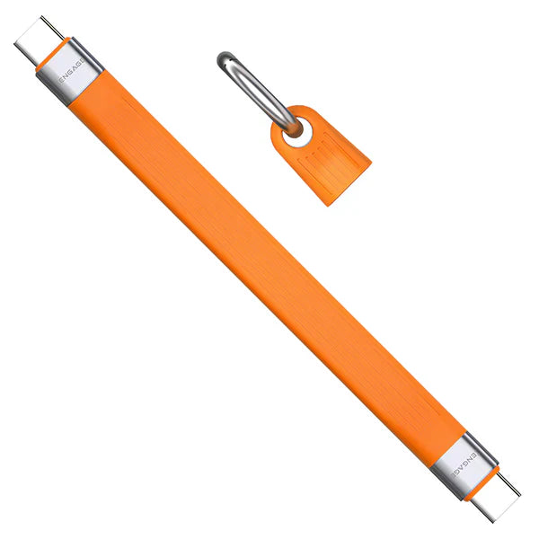 Engage Pd 240W USB-C To USB-C Cable (40Gbps/8K) USB 4.0 (Orange)