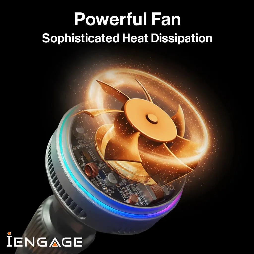 Engage Qi2 Wireless Charger With Cooler And Air Vent Holder