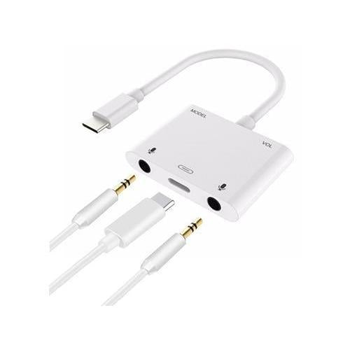 Engage Type C To Dual 3.5Mm Audio + Charge Adapter-3WOB