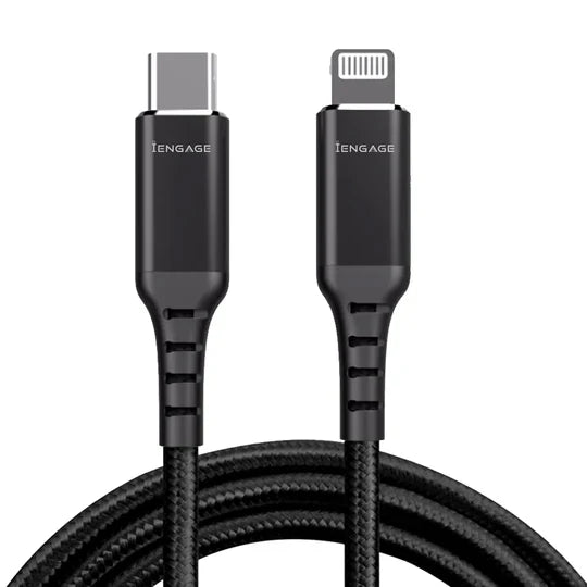 Engage USB-C to Lightning Cable (1Meter)(Black)