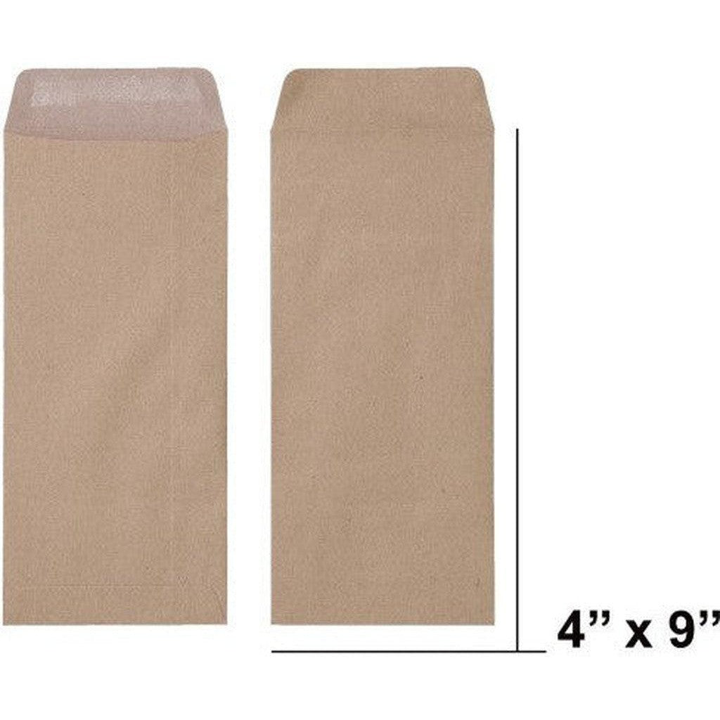 Envelope 9 x 4 inch (115 x 225mm) Brown Or White Pack Of 50