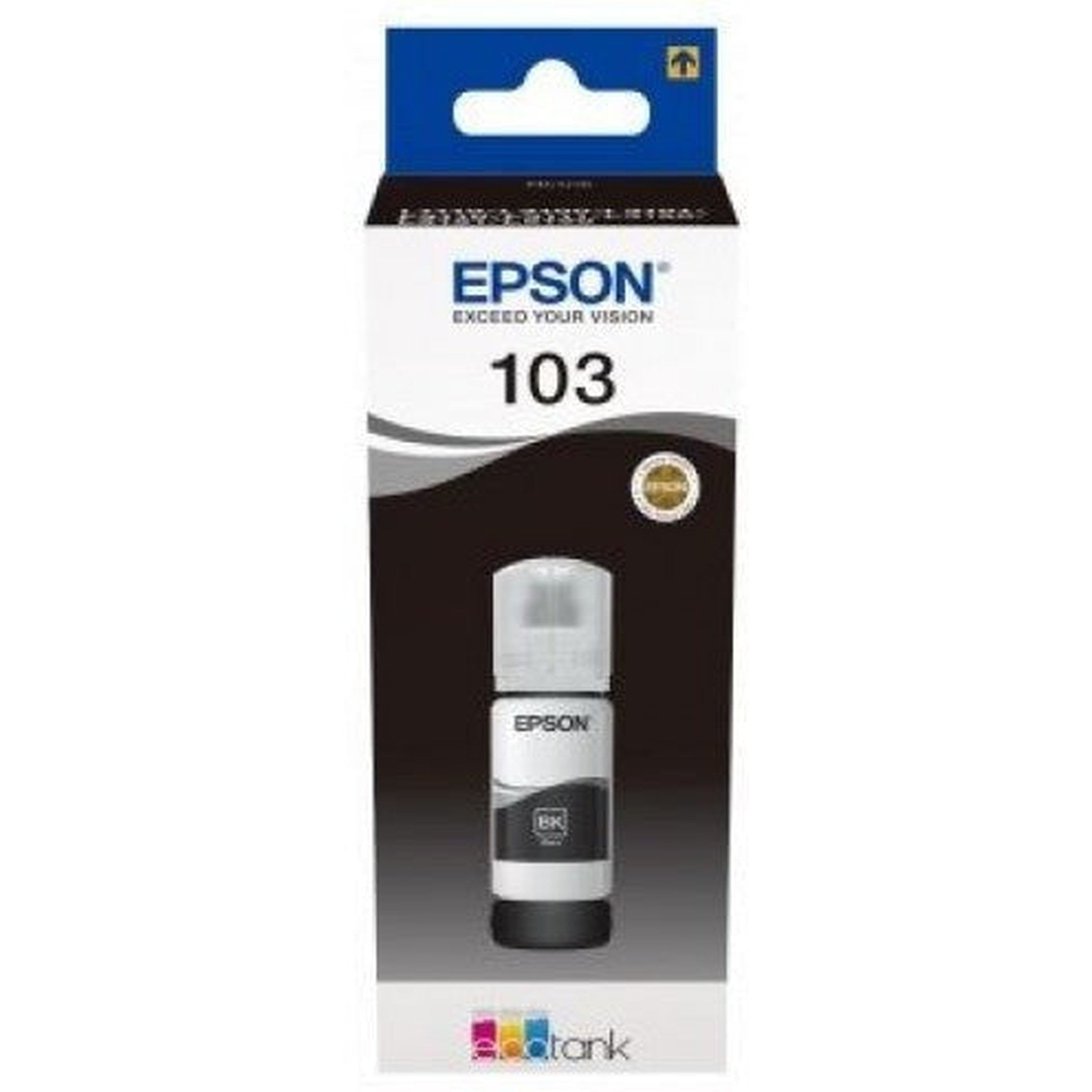 Epson 103 Ecotank Ink Bottle C13T00S14A - Black