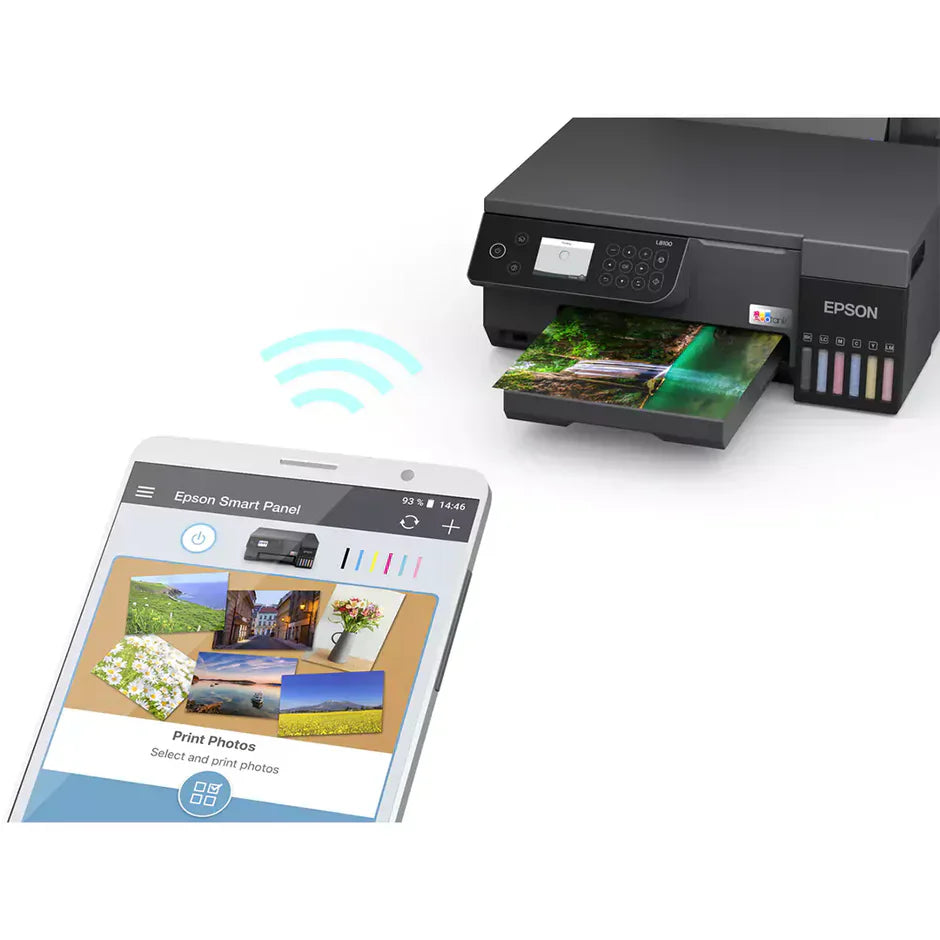 Epson EcoTank A4 Wi-Fi 3-in-1 Photo Printer with Ink Tank System L8100