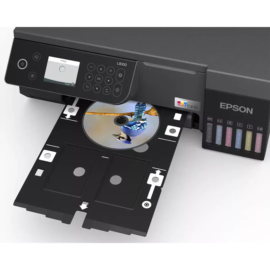 Epson EcoTank A4 Wi-Fi 3-in-1 Photo Printer with Ink Tank System L8100