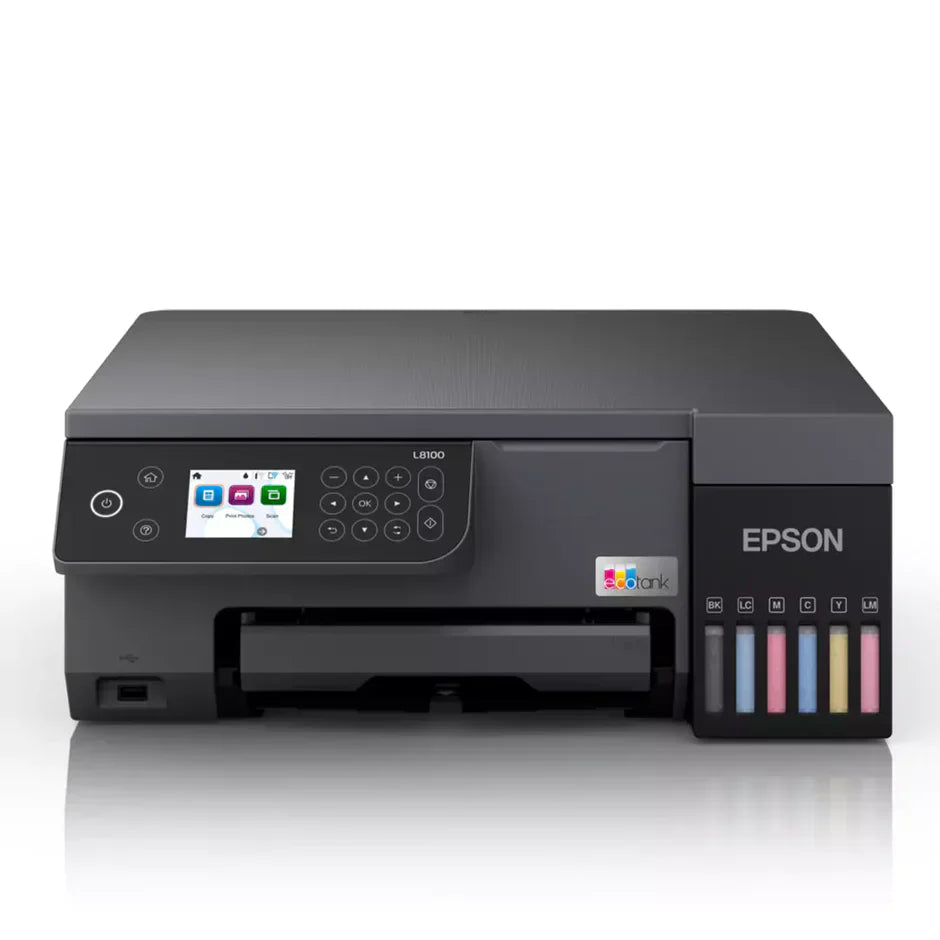 Epson EcoTank A4 Wi-Fi 3-in-1 Photo Printer with Ink Tank System L8100