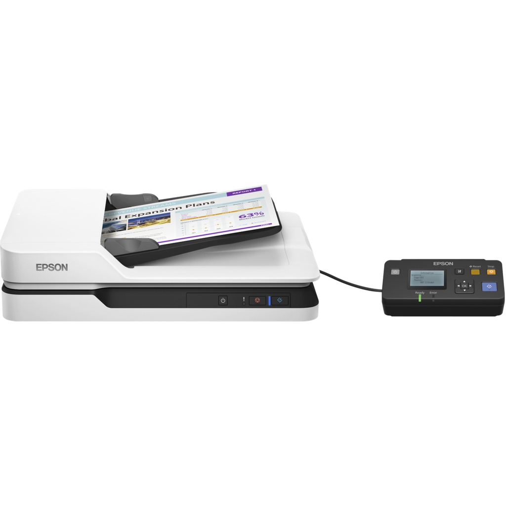 Epson WorkForce DS-1630 Flatbed Scanner with ADF [B11B239402BB]