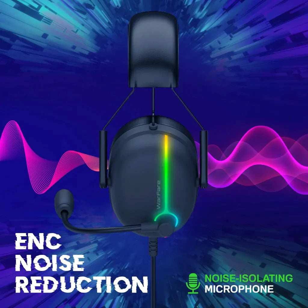 Extreme Performance 7.1 Surround Sound Gaming Headset with ENC Microphone & Vibration Feedback
