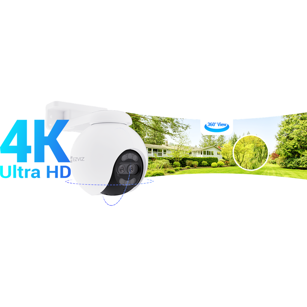 Ezviz H80x Dual 4K Pan & Tilt Wi-Fi Camera