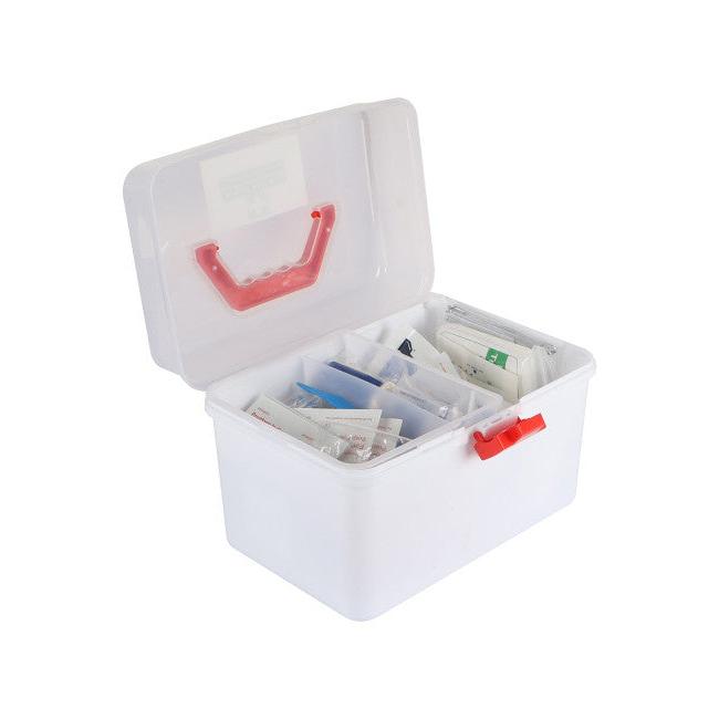 FIRST AID PLASTIC BOX FOR 50 PERSONS SST126C