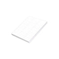 FIS Multipurpose Laser Labels, 70 x 16.9mm, 51 Stickers x 100 Sheets, A4 Size, White