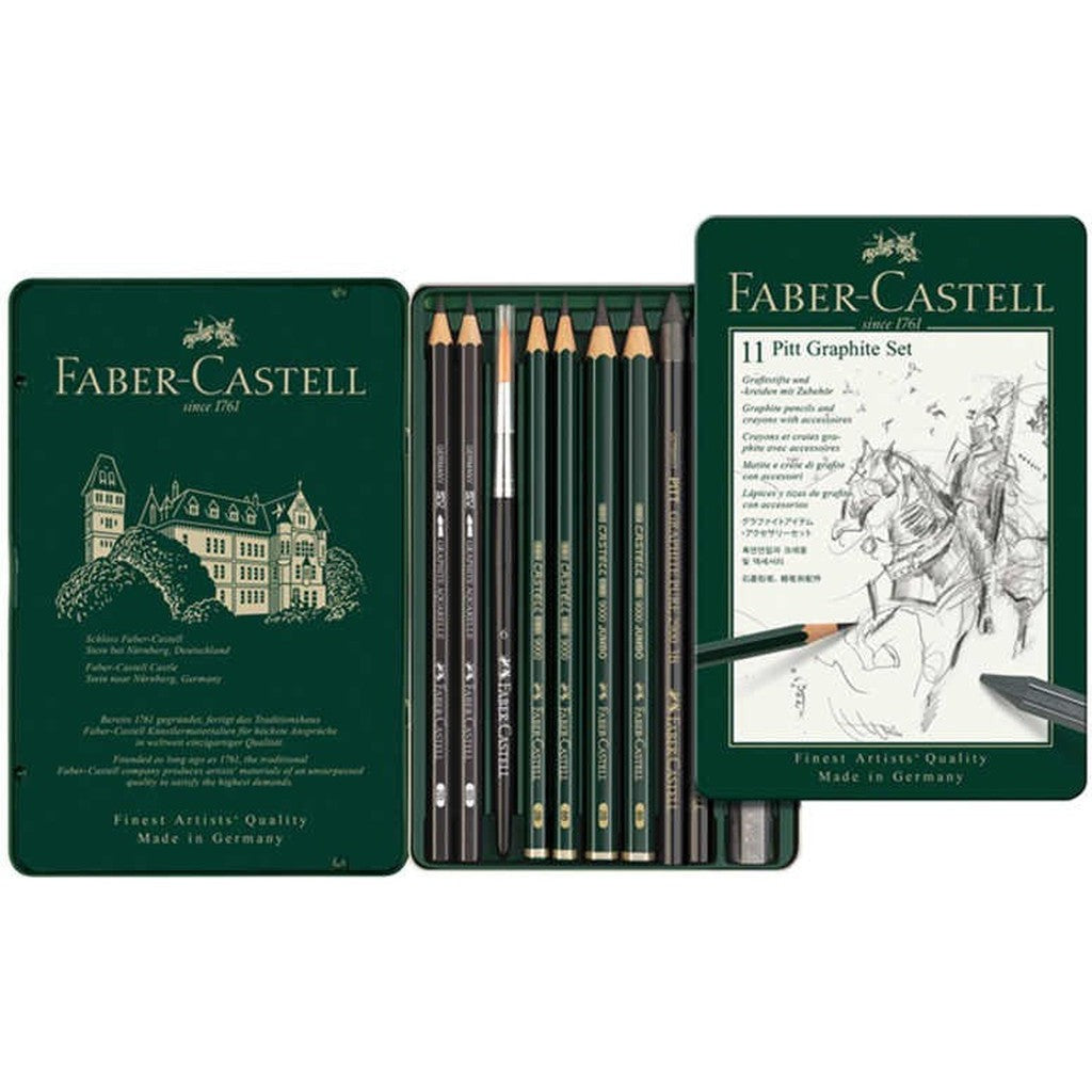 Faber Castel 11 Piece Pitt Graphite Set