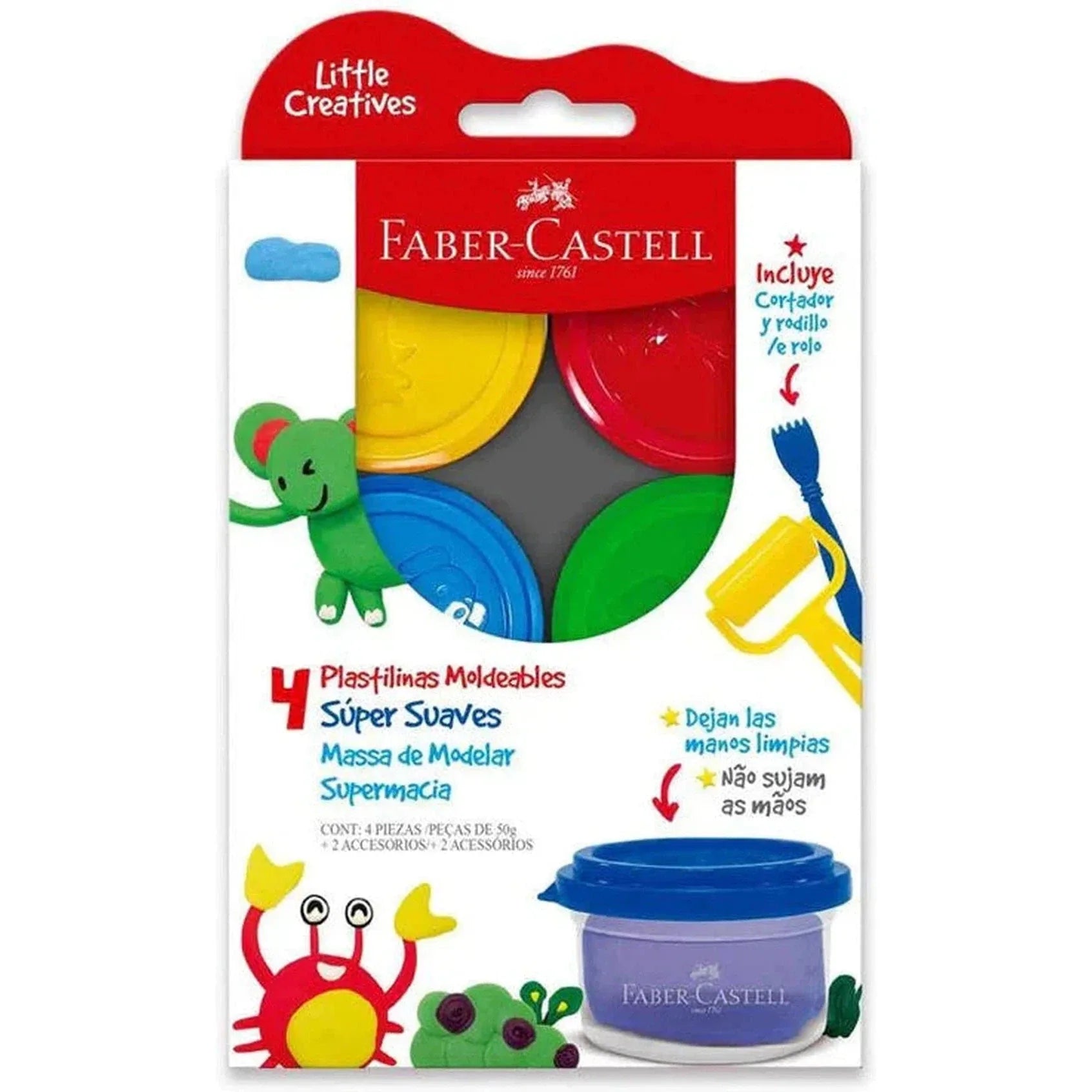 Faber Castel Super Soft Modeling Clay Set of 4