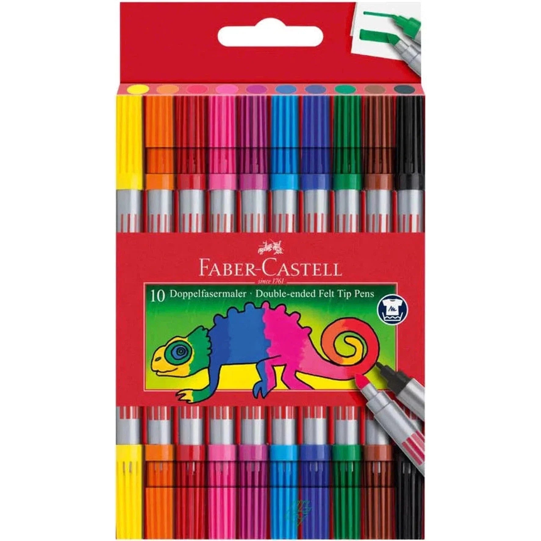 Faber Castell 10 Double Ended Felt Tip Pens 151110