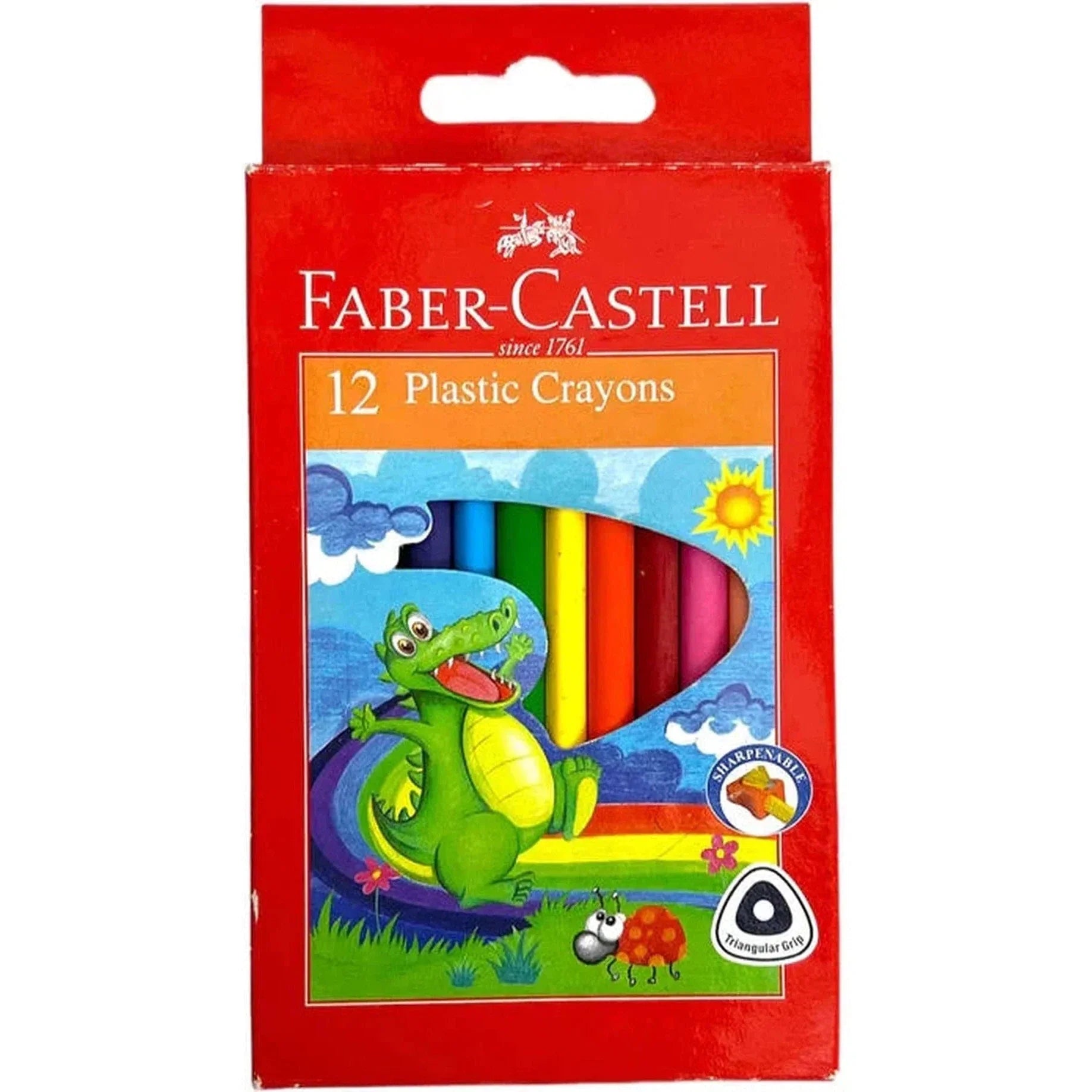 Faber Castell 12 Plastic Crayons