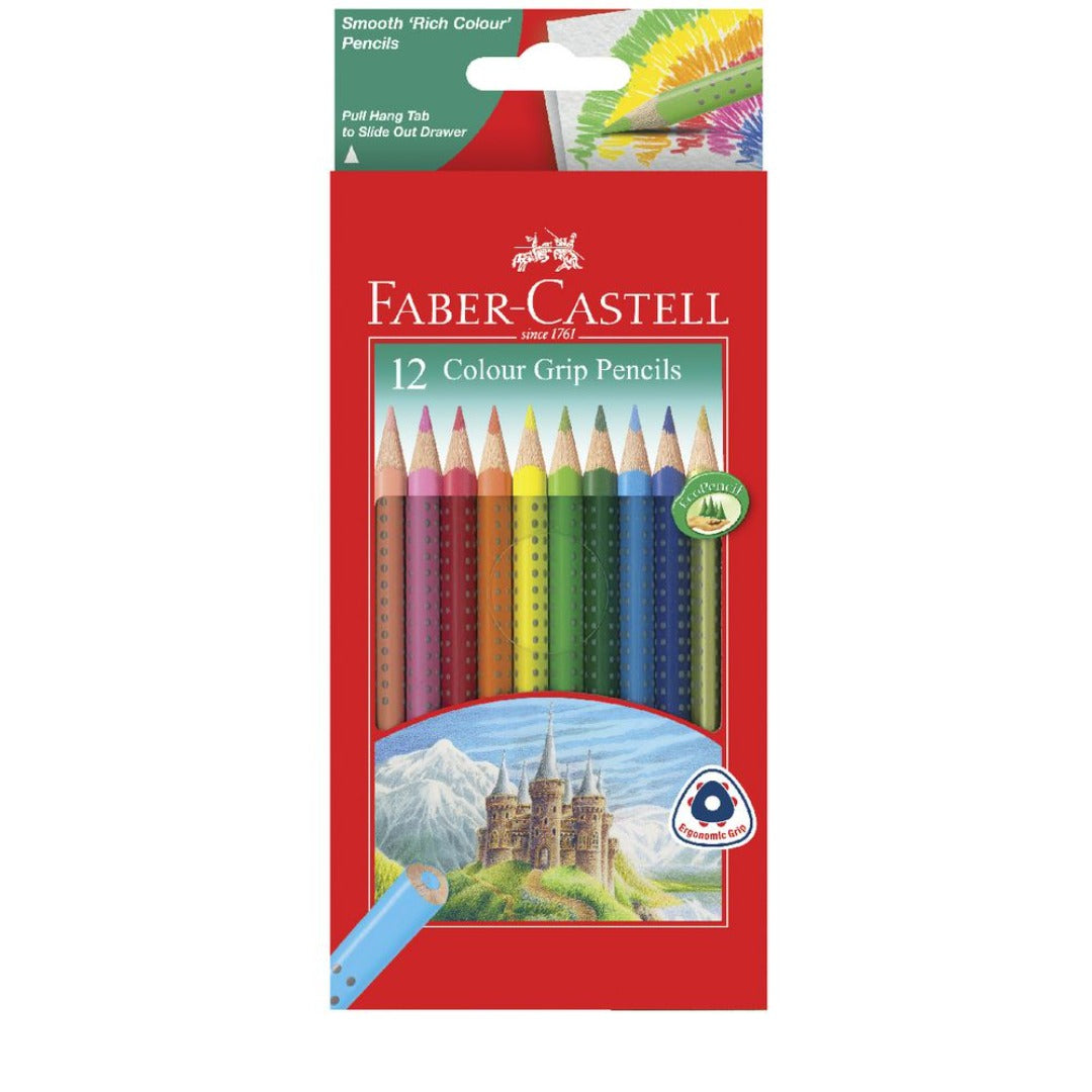 Faber Castell 12 Tri Grip Colored Pencils