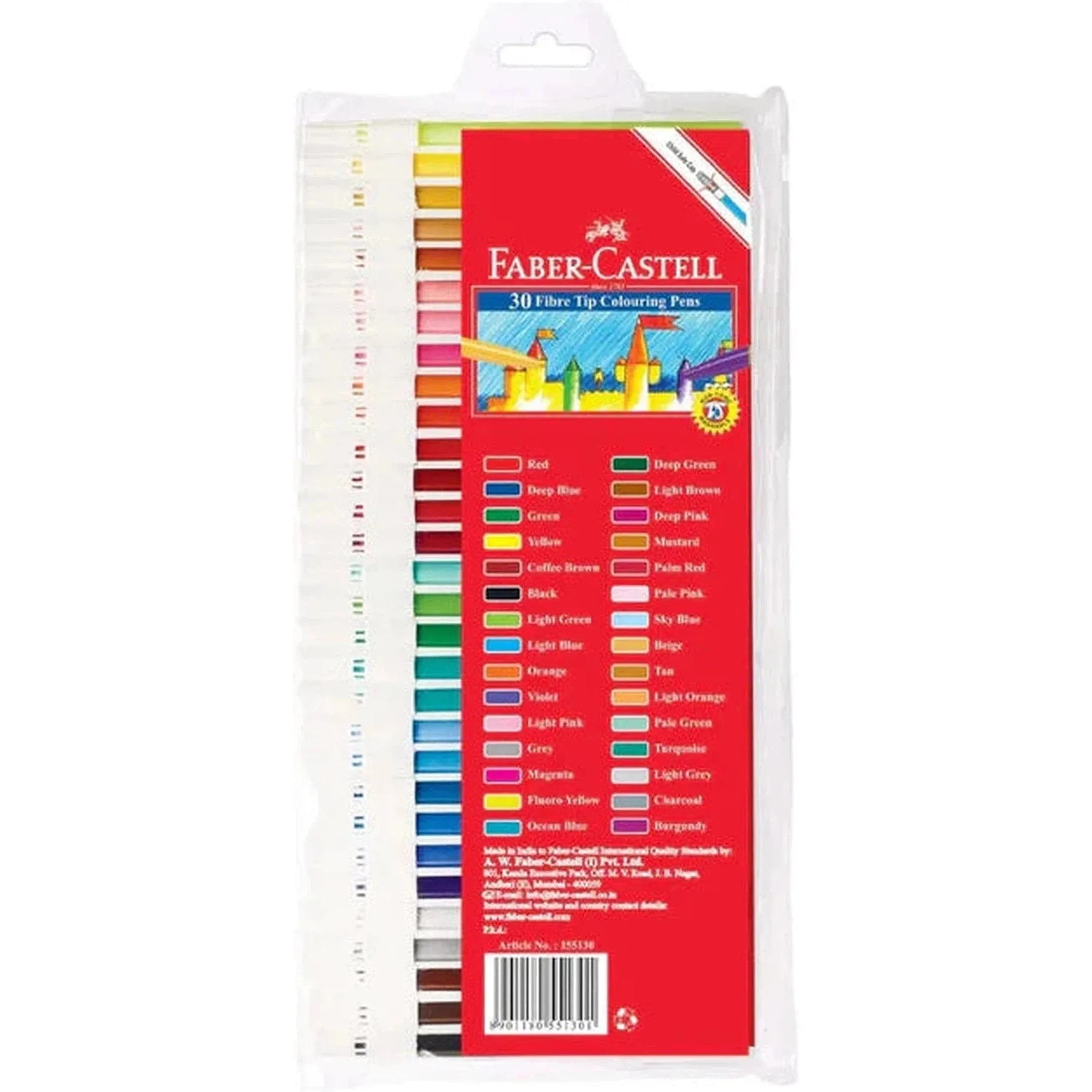 Faber Castell 30 Colored Markers