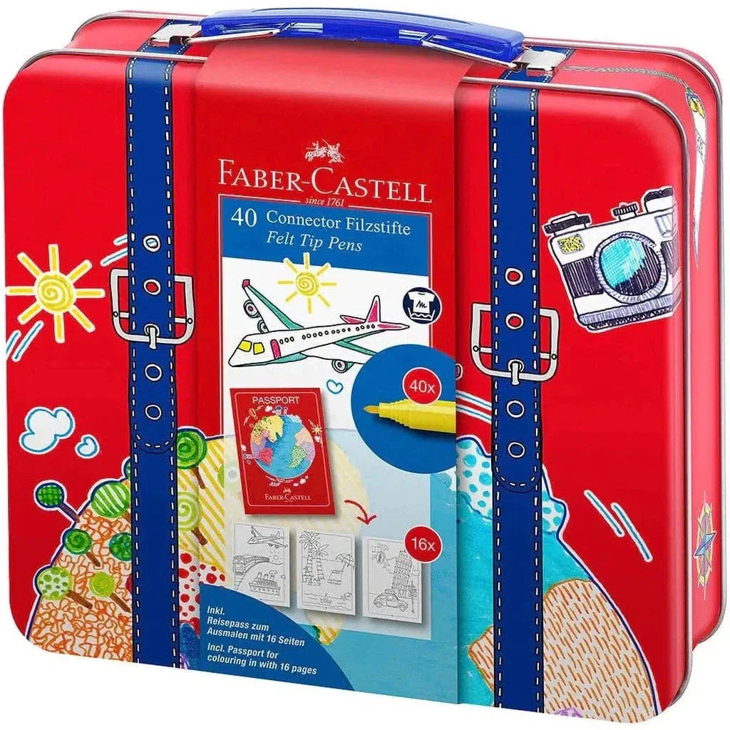Faber Castell 40 Connector Felt Tip Pens