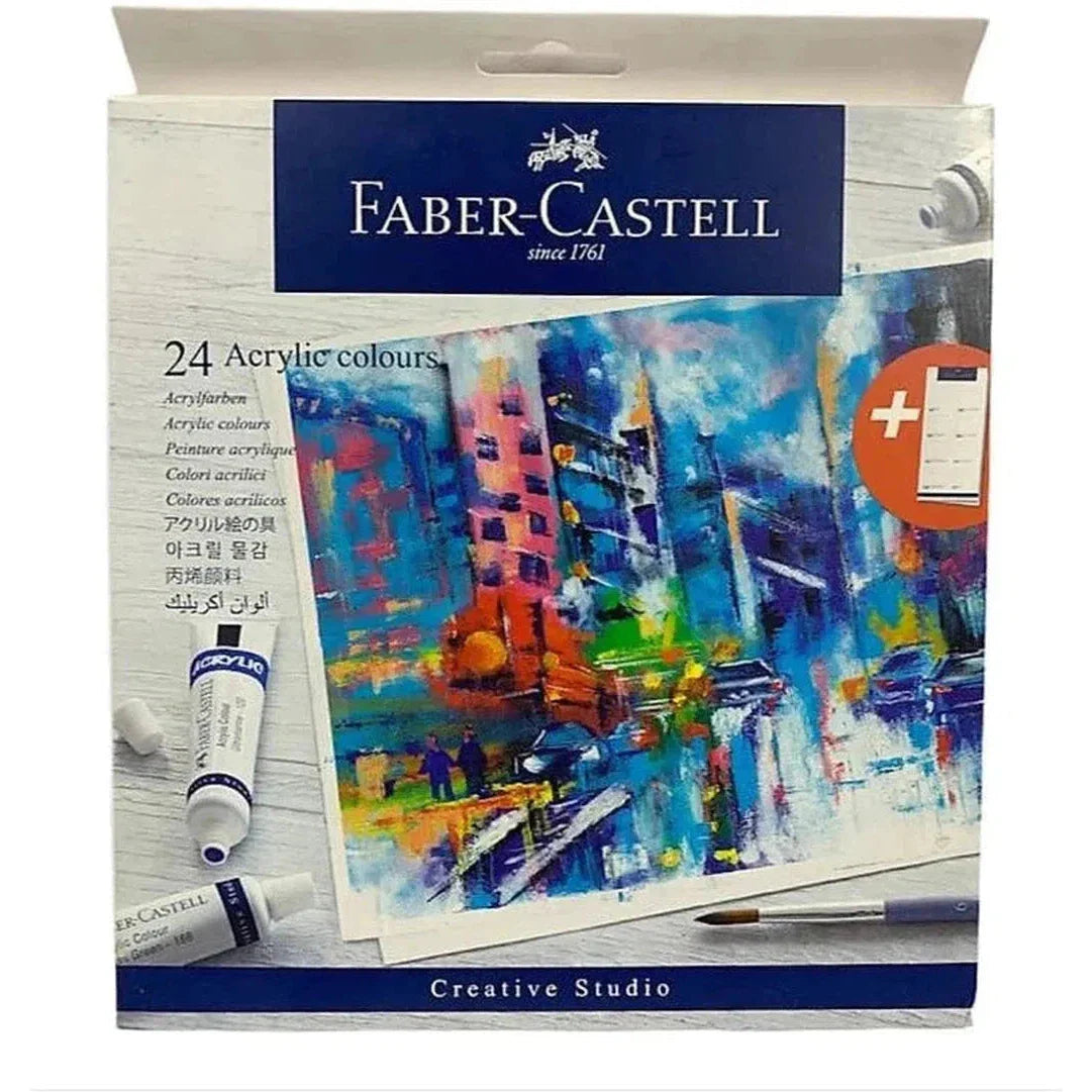 Faber Castell Creative Studio Acrylic Colours 24