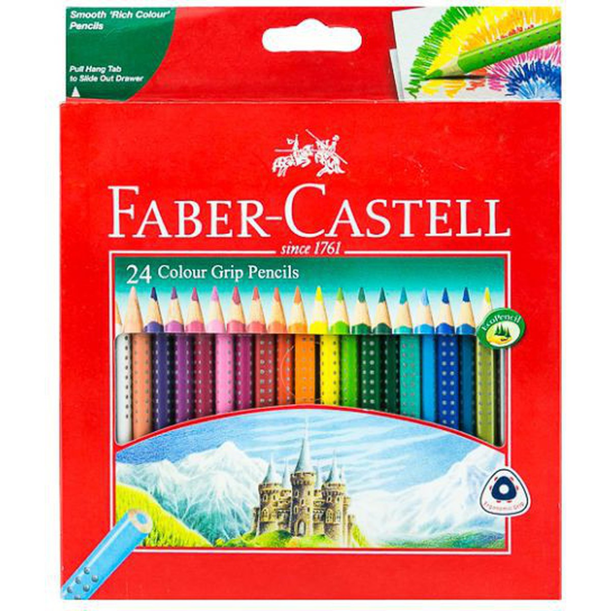 Faber Castell-Grip Color Pencil 24 Colors